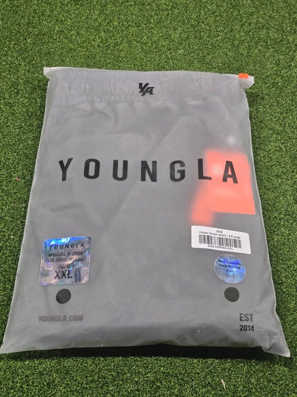 YoungLA 2029 Joggers Hunter Green Wash XXL NWT Sealed